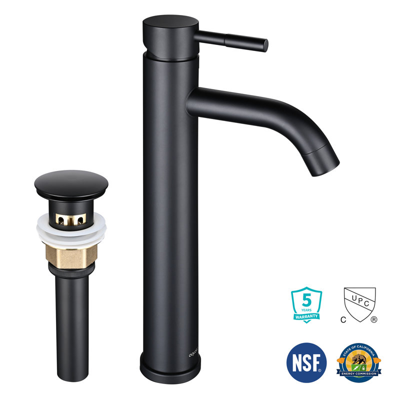 Robinet de lavabo vasque, Noir