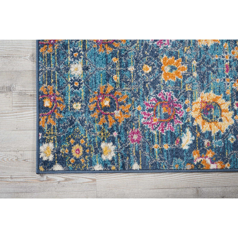 Floral Indoor Rug, Runner 2'2" x 7'6"