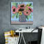 Toile épique Graffiti «Poppy Power» par Jeri Hauth, 26 po x 26 po-117052176