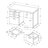 Petrella Computer Desk, Home Office, Laptop, Storage Drawers, 48"L, Work, Metal, Laminate-1085093734-1086964744