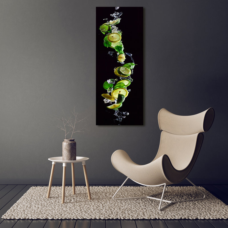 Limes And Lemons - Wrapped Canvas Print