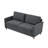 Linen Flared Arm Loveseat with Storage-47937124-27804201