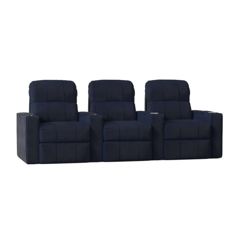 Canapé de cinéma maison (rangée de 3), Océan Smartsuede, Manuel