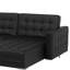 Finnegan 6 Seater Faux Leather Sofa Bed-1740081102