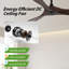 Solid Wood Ceiling Fan with  Remote-1796635961-1796635962