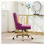 Chaise de bureau moderne en velours A&A Furniture-543291855-543291850-543291853