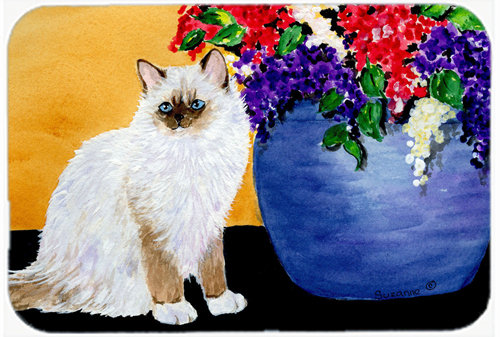 Planche à découper en verre ragdoll east urban home