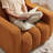 40Inch Boucle Fabric Upholstered Accent Chair-579181469