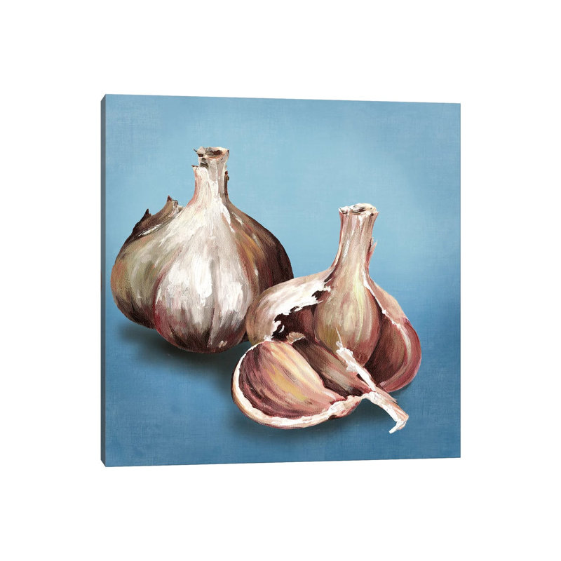 Garlic 1 Piece Wrapped Canvas Wall Art, 30.48 cm H x 30.48 cm W
