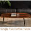 Table basse moderne moderne Mid-Century