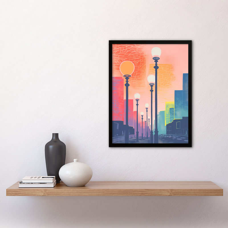 Through The Haze Of The Street Lights - Single Picture Frame Print
