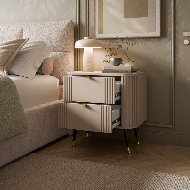 60 cm W Bedside Table