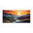 Orange Teal Mountains Bold Landscape - Mountains Canvas Print Wall Art-1405041953-1590837080