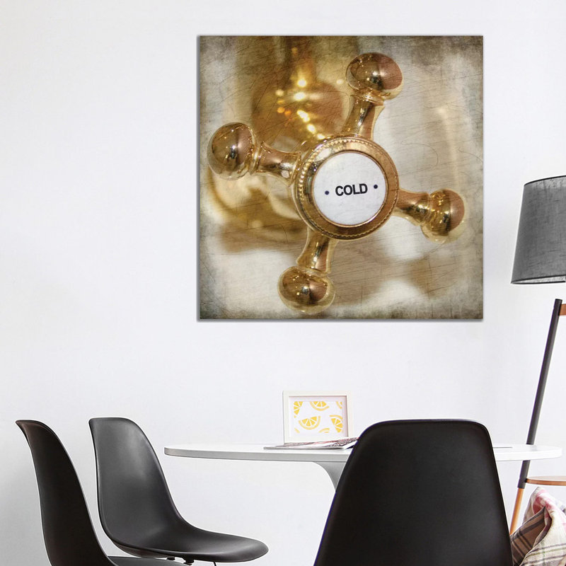 Faucet Cold by Kimberly Allen - Wrapped Canvas Print, 93.98cm H x 93.98cm W x 1.91cm D
