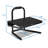 Mount-It! Height Adjustable Footrest for Standing and Sitting, Under The Desk Footrest with Handle