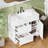 37" Bathroom Vanity With Ceramic Sink & 2 Drawers And 2-Adjustable Shelf