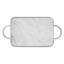 Masini Rectangular Marble and Silver Cheese Board
