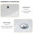 Modern Rectangular Ceramic Sink With Overflow - 18.5"X13.5" White Undermount, Stain For Bathroom, Office, , Restaurant Spaces Bathroom Undermount Modern, Elegant, Overflow, Multiple Areas