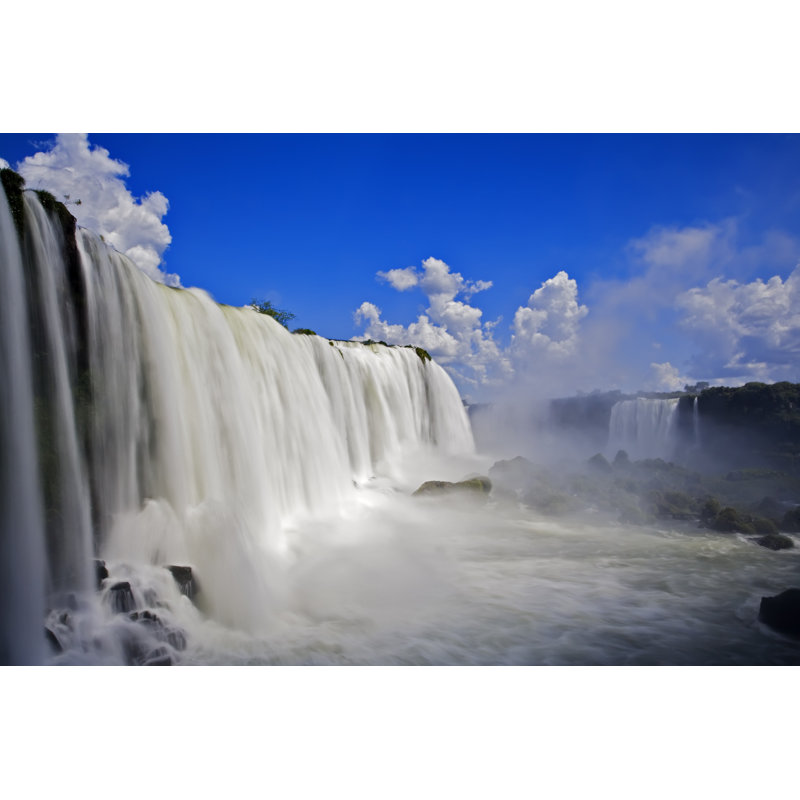 Chutes d'Iguaçu - Photographie sur toile tendue, H 32 po x l 48 po