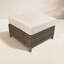 Repose-pieds modulaire en osier