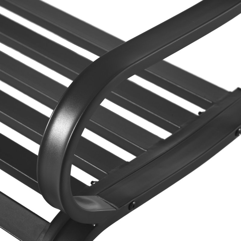 Aalexus Metal Outdoor Bench