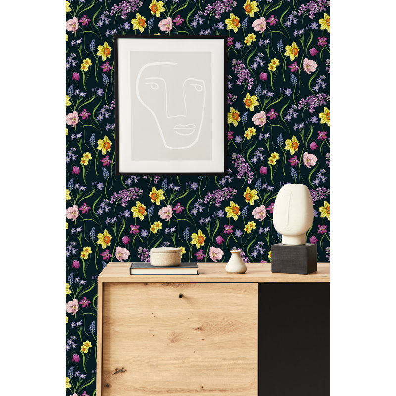 Panneau de papier peint, L 18,75 po x l 25 po, Vinyle