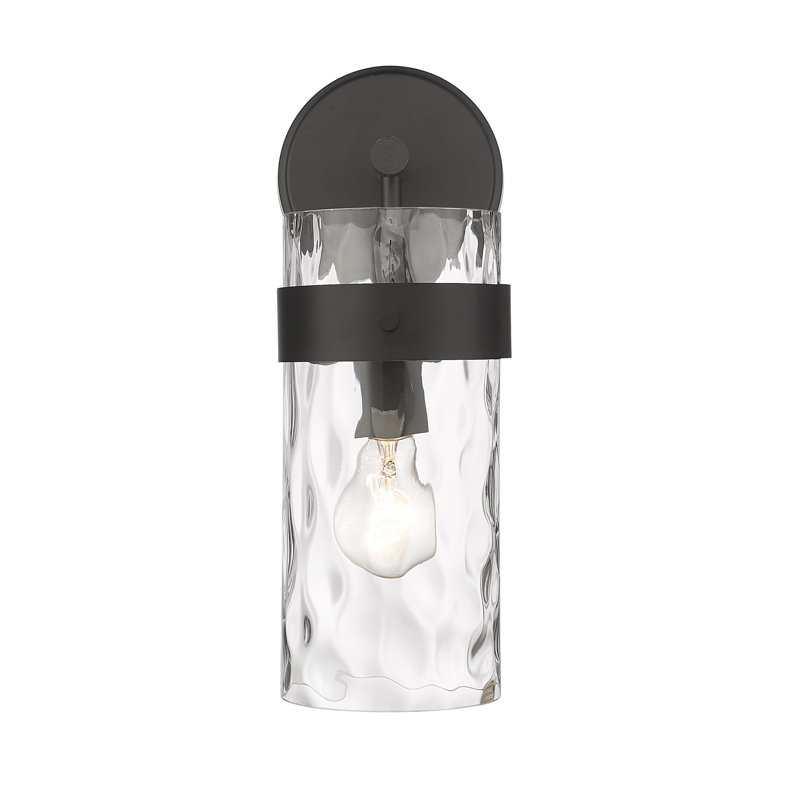 Aultman Armed Sconce, Matte Black, 14" H x 6.5" W x 5.5" D
