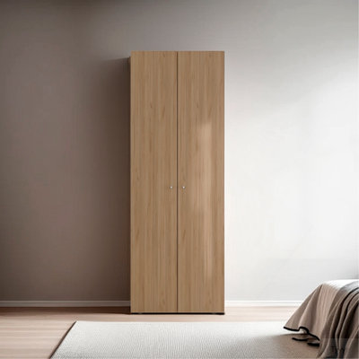 Soham Closet System Slim, Bedroom, Macadamia