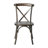 Norma Stackable Wood Cross Back Dining Chair-33388885