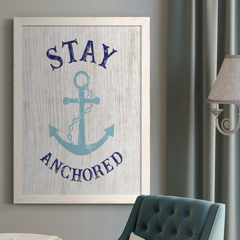 Toston Stay Anchored, Blanc, H 37,5 po x l 27,5 po x P 1 po