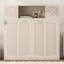 Lit escamotable rustique avec armoires de rangement et structure en bois Gaudet-132834302-132834304