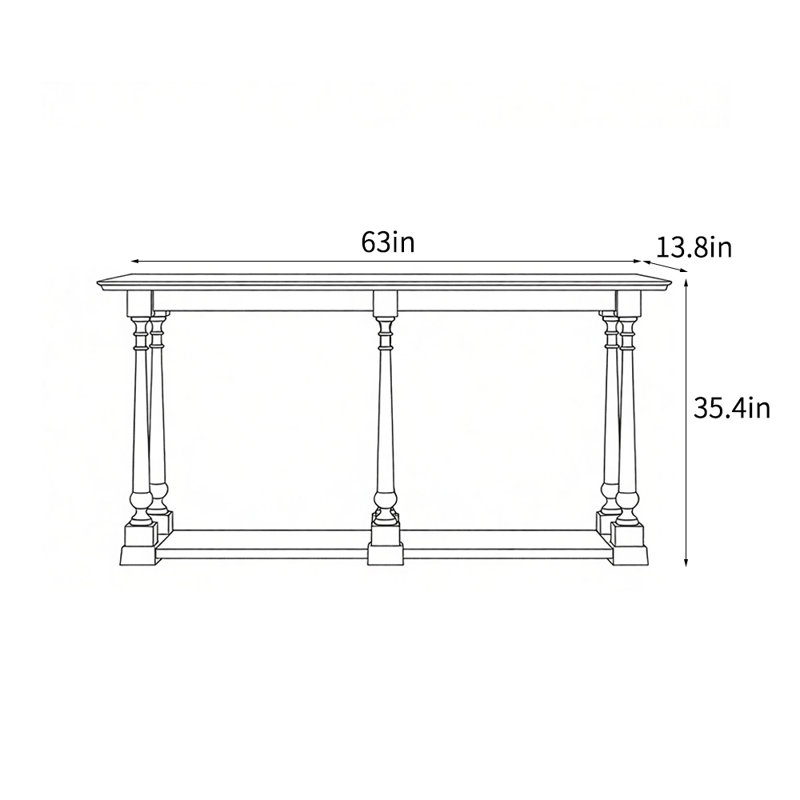 Console américaine de style américain