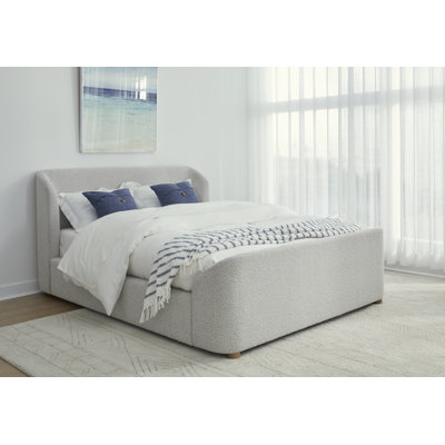 Lit plateforme tapissier Kris