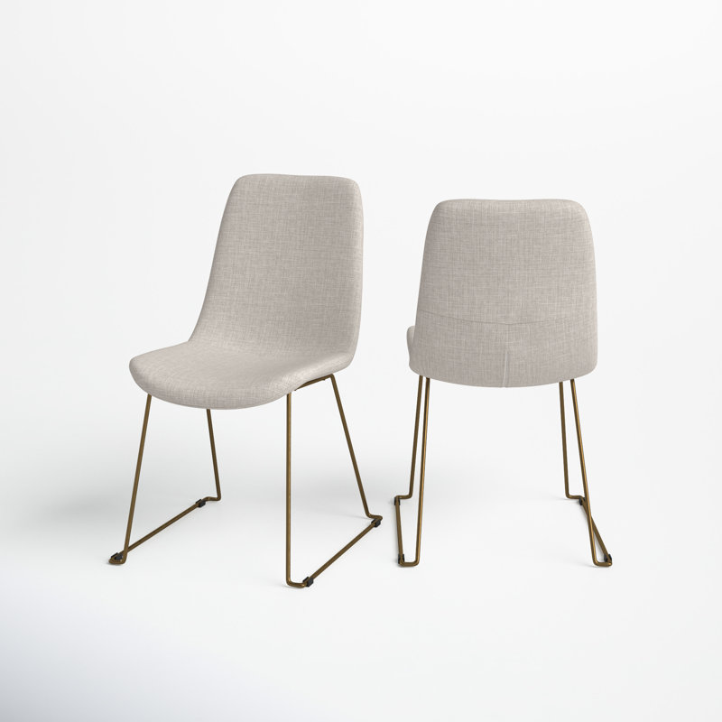 Evadine 16.5'' H Upholstered Metal Side Chair