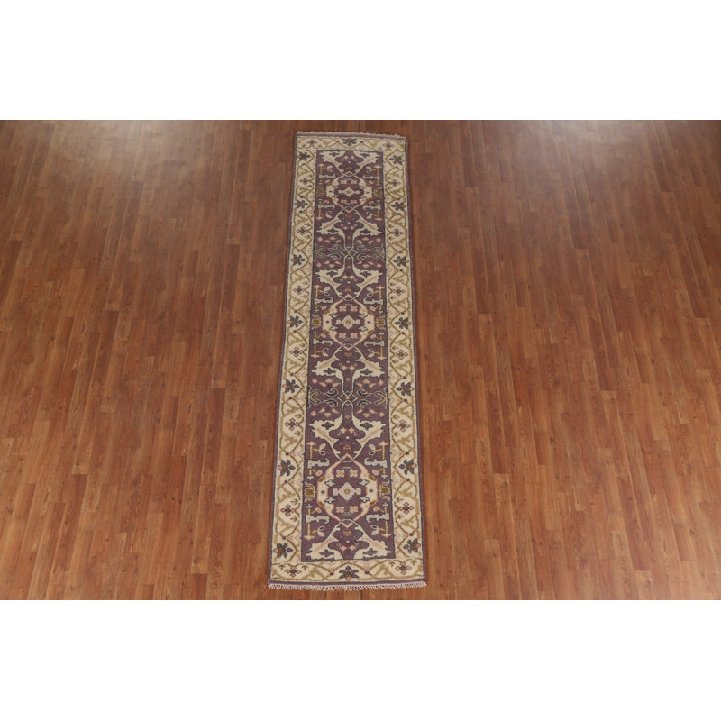 Tapis indien mauve Oushak 3 x 10