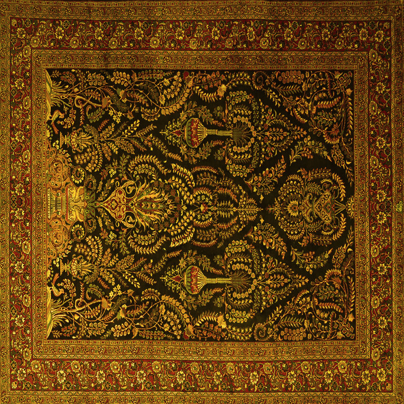 Mahidul Performance Oriental Indoor Rug, Square 8'