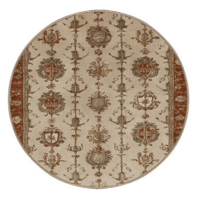 Tapis brun français lavable à la machine