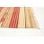 Kilim crème audacieux et coloré 2 pi 0 po x 2 pi 11 po