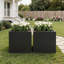 Boîte à fleurs rectangulaire en métal avec trous de drainage Dees-1397962091-1405510504