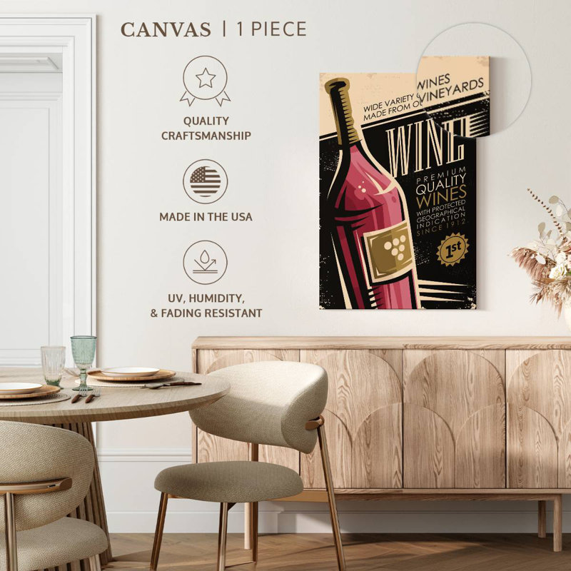Yarlin Premium Red Wine Poster, 39" H x 26" W