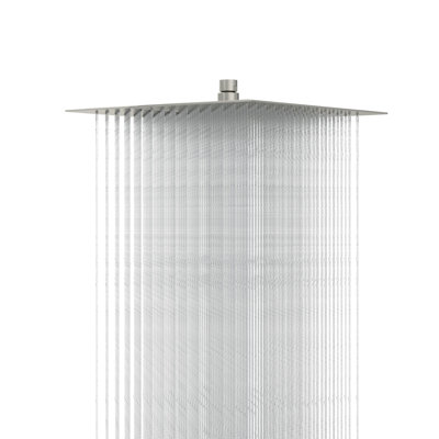 12 Inch Stainless Steel Shower Head, Square
