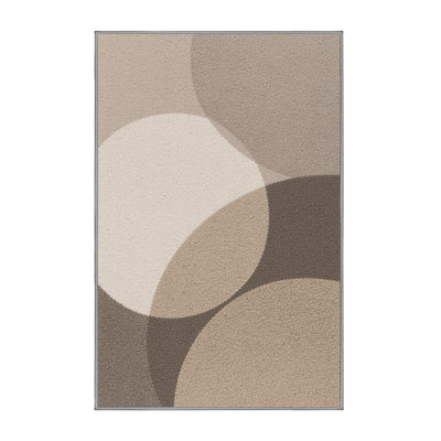 Tapis gris moelleux moelleux de couleur unie Minimalist