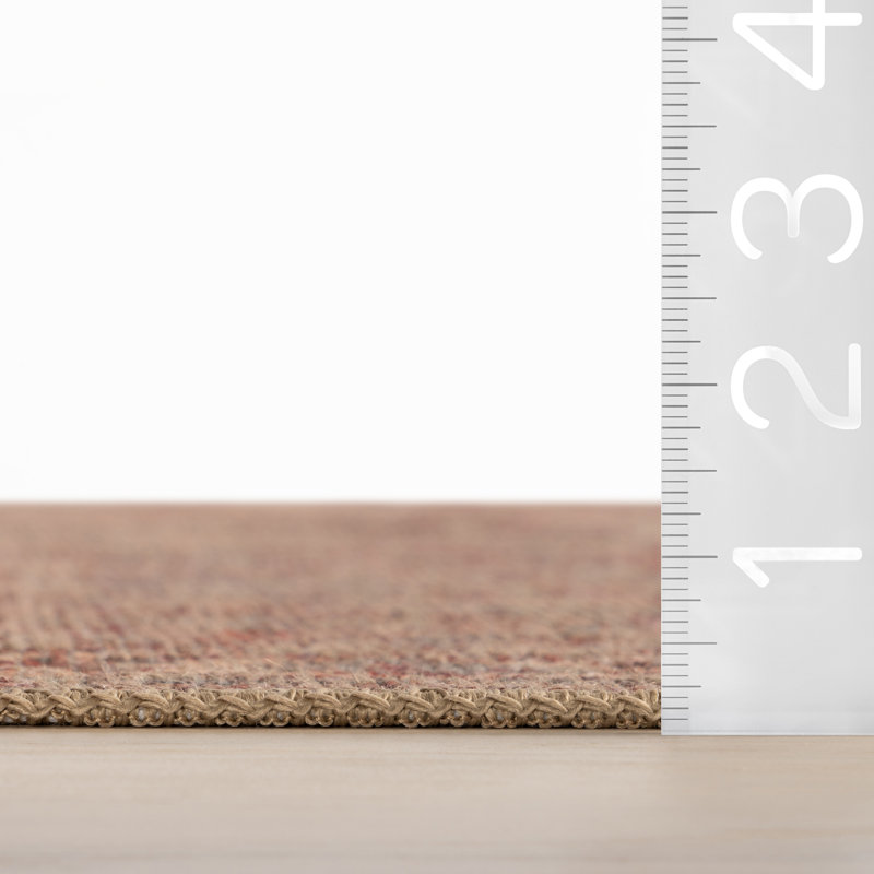 Maelle Medallion Area Rug, Rectangle 4' x 6'