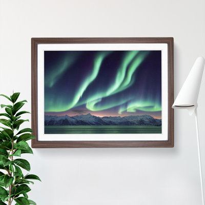 Brilliant Aurora Borealis - Framed Print