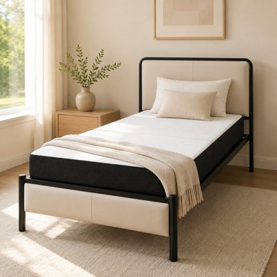 Matelas en mousse à mémoire de forme pliable de 6 pouces Mastandrea, matelas pliant portable avec mousse viscoélastique imprégnée de gel et mousse de soutien à haute densité, housse lavable rafraîchissante, tapis de sol pour camping, camping-car, voyage, yoga et invités