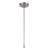 Crosby 6-Light Brushed Nickel Chandelier with Clear Glass Shades-1763201572