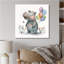 Illustration grise détaillée d'un bébé hippopotame - animaux, hippopotame, salon-893232084-893232081