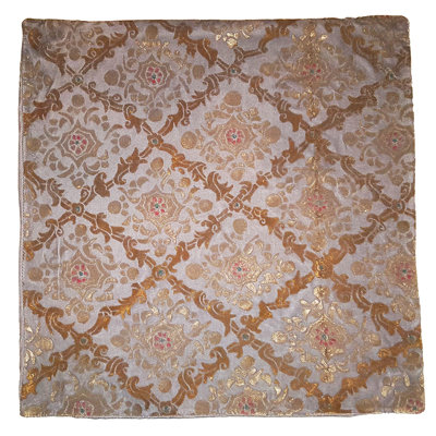 Shah Jhahan II Velvet Square Pillow Cover