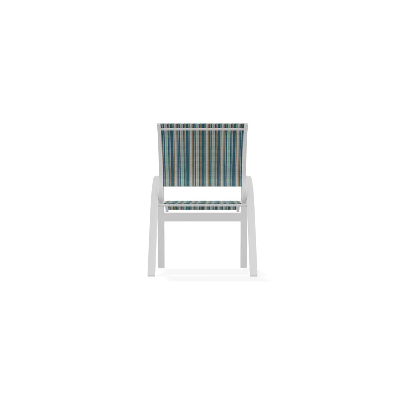 Aruba II Outdoor Dining Chair, Cole, White