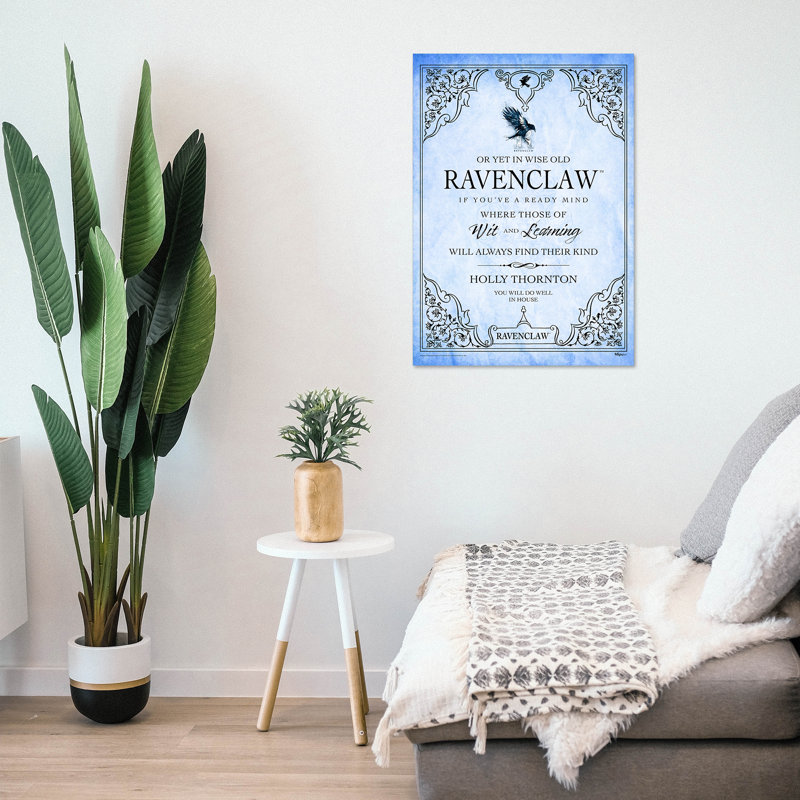 Harry Potter (Ravenclaw Assigned - Personalized)  Wall Art